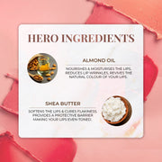 Just Herbs Tinted Lip Balm for Men and Women with SPF 20+ for Dark Lips to Lighten 4 g