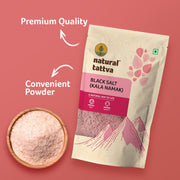 Natural Tattva Black Salt – Natural Aroma & Authentic Taste for Everyday Cooking, Perfect for Raita, Chaats & Salads (500 g)
