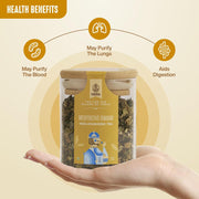 House of Hindraj | Meditative Swami Yogi Ayurvedic | Herbal Loose Tea | 30 g | Chai Inspired Blend | Helps with Immunity, Digestion & Fatigue | Natural & Caffeine-Free
