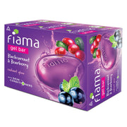 Fiama Gel Bar Blackcurrant & Bearberry 375g (125g x 3) | Radiant Glowing Skin | Bathing Soap with Sk