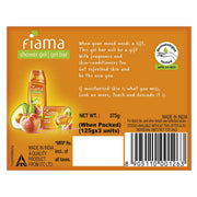Fiama Gel Bar Peach & Avocado 375g (125g x 3) | Soft Moisturised Skin | Bathing Soap with Skin Condi
