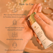 Shankara Timeless Restorative Skin Elixir - Visibly Brightens, Hydrates, Firms Skin with Ayurvedic Super Herbs and Citrus Stem Cell Technology - Facial Serum for All Skin Types - 30ml Pump Bottle