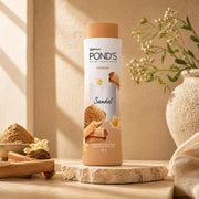 Pond's Sandal Radiance Talcum Powder freshness