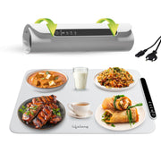 Lifelong Electric Food Warmer - 250 W | Roll Up Silicon Heating Mat | Adjustable Temperature Control with Touch | Even Warming Tray for Dining, Parties & Events | Auto Shut-Off (47 X 32 CM) (LLEFW09)