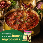 Khetika Naturale Kashmir Chilli 100 grams | Whole Kashmiri Mirchi | Rich in Antioxidants | Pesticides Free | Hygienically Sealed