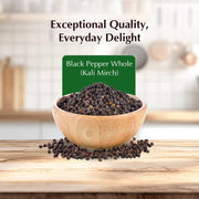 Amazon Brand - Vedaka Black Pepper Whole (Kaali Mirch) |100 g | Bold Flavor & Fresh Aroma | Perfect for Cooking | No Added Colours | No Preservatives