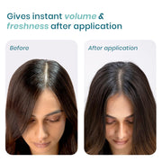 WishCare Air Powder Dry Shampoo for Oily Hair & Scalp - No White Cast & Aerosol - Niacinamide, Probiotics, Kaolin Clay, Rice & Tapioca Starch - Volume Boost, Scalp Refresh & Reset 10gm