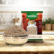 Amazon Brand - Vedaka Cumin (Safed Zeera) Whole | 100 g | Jeera Seeds | No Artificial Colours & Preservatives