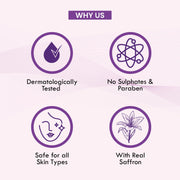 Kozicare Kojic Acid and Glutathione Face Wash 100ml with Real Saffron - Skin Brightening Face Cleans