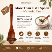 Hung Curd Maker | 1400ml Large Capacity | Greek Yogurt Filter Strainer | Fine 304 S.S. Mesh Strainer with Lid | Durable Food Grade & Curd Maker for Home | Creamy Thick Yogurt