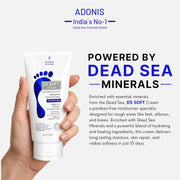 Adonis DS SOFT Cracked Heel Repair Cream for Soothing & Healing Cracked Heel | Make Heels Soft & Supple 100g | Moisturizing Foot Cream for Rough Calloused Skin