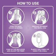 Godrej aer Matic, Automatic Air Freshener Spray Kit With Flexi Control-Violet Valley Bloom(225 Ml), 1 Count