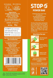 Stop-O Power Bag Bathroom Air Freshener - Assorted Pack|Long-Lasting Mixed Fragrances - Apple Cinnamon,Melon,Tangerine,Amber Rose,Green Harmony,Citrus Zing|Lasts Upto 30 Day 10 g (Pack of 6),Granule