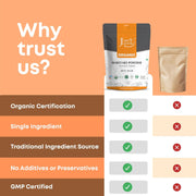 Just Jaivik Organic Haritaki Powder (Terminalia Chebula) 227g