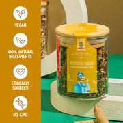 House of Hindraj | Meditative Swami Yogi Ayurvedic | Herbal Loose Tea | 30 g | Chai Inspired Blend | Helps with Immunity, Digestion & Fatigue | Natural & Caffeine-Free