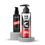 Beardo Godfather Beard Wash for men, 100ml | Aromatic, Woody Scent | Purifying & Hydrating Beard and Skin Cleaner with Avocado Oil, Argan Oil | Beard Shampoo for Clean & Healthy Beard