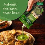 Tata Sampann Chatpati Dhaniya Pudina Chutney Dip 200g | Fresh Coriander & Mint Hari Chutney | Ready 
