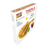 Ansubaa Methi Masala Thepla 135g (5 Pieces) | Ready to Eat Gujarati Methi Flatbread | No Palm Oil | 