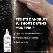 Sesa Anti Dandruff Shampoo - 300ml | ZPTO Free Formula | Piroctone Olamine, Tea Tree & Rosemary Oil | Upto 100% dandruff reduction | Prevents Itching & Irritation | Safe for Daily Use | Unisex