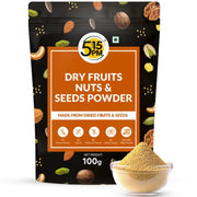 5:15PM Nuts and Dry Fruits Powder 100g | 100% Natural Nuts Powder for Babies & Adults | Dry Fruit Powders for Baby and Adults | No Added Sugar – 100g