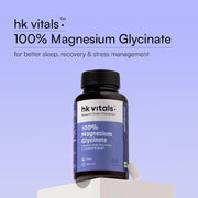 hk vitals 100% Magnesium Glycinate 1880mg, 60 Tablets
