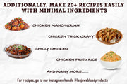 Laajawab All-In-One Natural Tangy Marinade with Lemon Pepper, Garlic, Onion & Rosemary | Chicken Rub