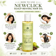 Sayy Scalp Revival Hair Oil 100ml | Jamalgota & Rosemary with 13+ Ayurvedic Ingredients for Hair Growth & Scalp Care