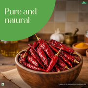 Tata Sampann Red Chilli Whole (Stem), 100g