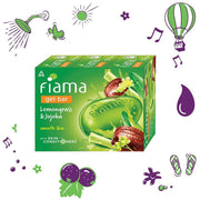 Fiama Gel Bar Lemongrass & Jojoba 375g (125g x 3) | Smooth Skin | Bathing Soap with Skin Conditioner