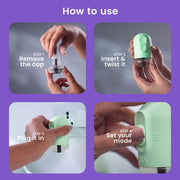 Godrej aer Plug Electric Air Freshener (Machine + 2 Refills (25ml each) | Violet Bloom | Lasts up to 120 days