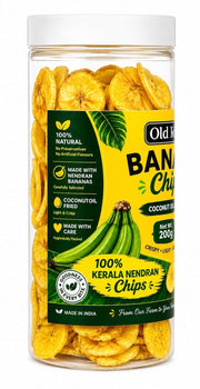 Old Farm Coconut Oil Kerala Nendram Banana Chips 200g