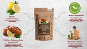 Laajawab All-In-One Natural Tangy Marinade with Lemon Pepper, Garlic, Onion & Rosemary | Chicken Rub