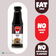 Wok Tok by Veeba Soya Sauce 220g | Fat Free, No Added Colour | For Noodles, Fried Rice, Momos & Indo