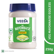 Veeba Veg Mayonnaise Eggless (250G) I Vegan I 0 Trans Fat I Glutten Free