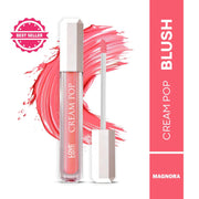 Love Earth Cream Pop Blush - Magnora | Hyaluronic Acid | Smooth, Lightweight, Long-Lasting | Dewy Fi