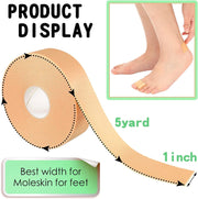 CHIMMET Waterproof Foot Care Sticker Heel Grip Tape Foot Care Protector Anti Slip Feet Pad Adhesive Heel Insole Cushion Shoe Tape