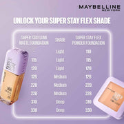 Maybelline Super Stay Flex Powder Foundation Shade 128