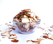 Minimal Sliced Blanched California Almonds | Thinly Sliced Raw Almonds | Crunchy & Fresh | Ideal for Baking, Desserts & Garnishing | Badam Flakes Dry Fruits