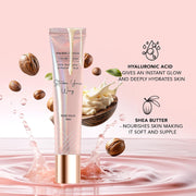 FACES CANADA Strobe Cream Mini- Rose Gold, 18ml | Primer + Highlighter + Moisturizer | Shea Butter & Hyaluronic Acid | Intense Hydration | Flawless Radiant Dewy Skin | Illuminating & Glowing Makeup Base