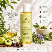 Sayy Scalp Revival Hair Oil 100ml | Jamalgota & Rosemary with 13+ Ayurvedic Ingredients for Hair Growth & Scalp Care