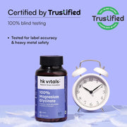 hk vitals 100% Magnesium Glycinate 1880mg, 60 Tablets