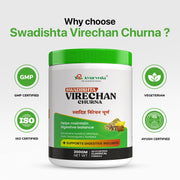 A R Ayurveda Swadishta Virechan Churna Ayurvedic Formula to Stimulate Bowel Movements