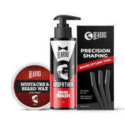 Beardo Beard and Mustache Wax, 50 gm | Beard Wax for Beard & Mustache Styling | Long Lasting Extra Strong Hold Wax for Men | Beard Hair Wax for Smooth, Shiny & Healthy Beard