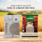 Amazon Brand - Vedaka Cumin (Safed Zeera) Whole | 100 g | Jeera Seeds | No Artificial Colours & Preservatives