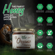 Nature's Nectar Raw Organic Honey 400g | 100% Pure NMR Tested | Raw and Unprocessed
