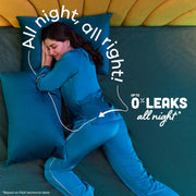 Whisper Bindazzz Nights XXXL Sanitary Pads (10 Pads) | Up to 0% Leaks All Night | 75% Longer with Wi