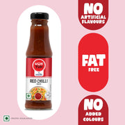 Wok Tok by Veeba Red Chilli Sauce 190g | Fat Free, No Added Colour | For Noodles, Fried Rice, Momos 