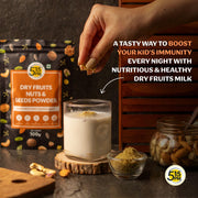 5:15PM Nuts and Dry Fruits Powder 100g | 100% Natural Nuts Powder for Babies & Adults | Dry Fruit Powders for Baby and Adults | No Added Sugar – 100g