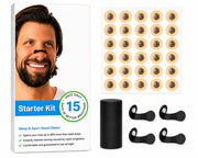 ANTIL'S Magnetic Nasal Dilator Kit | Reusable Anti Snoring Nose Clip with 20 Adhesive Magnetic Patches & Storage Case | Improves Airflow for Sleep, Running, Gym & Sports