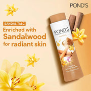 Pond's Sandal Radiance Talcum Powder sandalwood